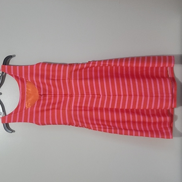 Kate Spade Jillian Bow Orange/Pink Cocktail 🍸 Party Dress Size 4 - Picture 4 of 8